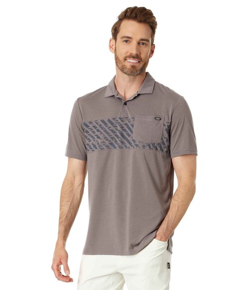 Oakley Unisex Adult Sand Stripe Pkt Polo Shirt, Storm Front, XX-Large US