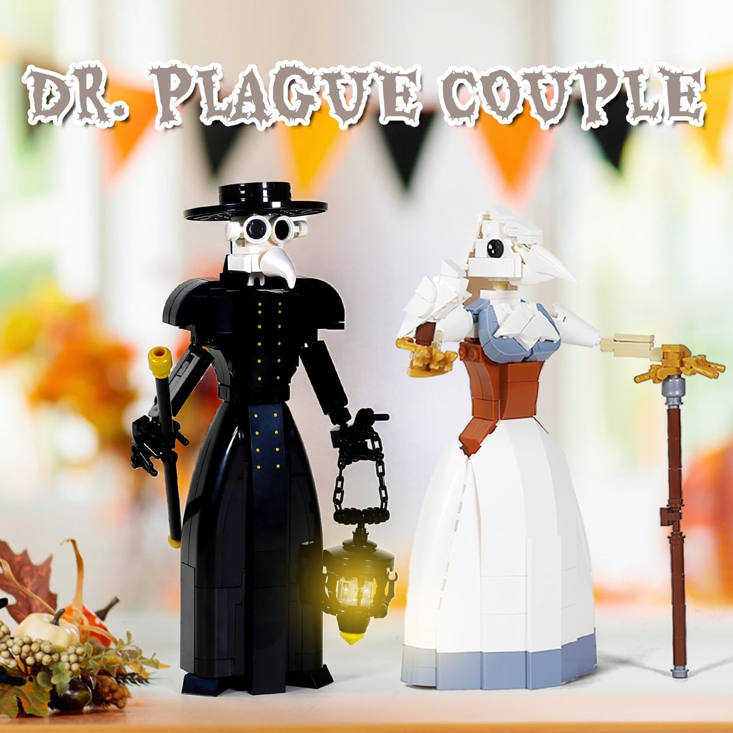 Plague Doctor Building Blocks Set - Medieval Themed Collectible Toy for Adults and Kids - Creative Construction Kit Gift for Boys and Girls (500Pcs)