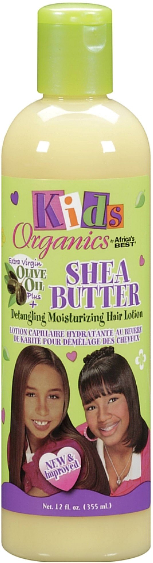 Africa's Best Kids Organics Shea Butter Detangling Moisturizing Hair Lotion 12 oz (Pack of 12)