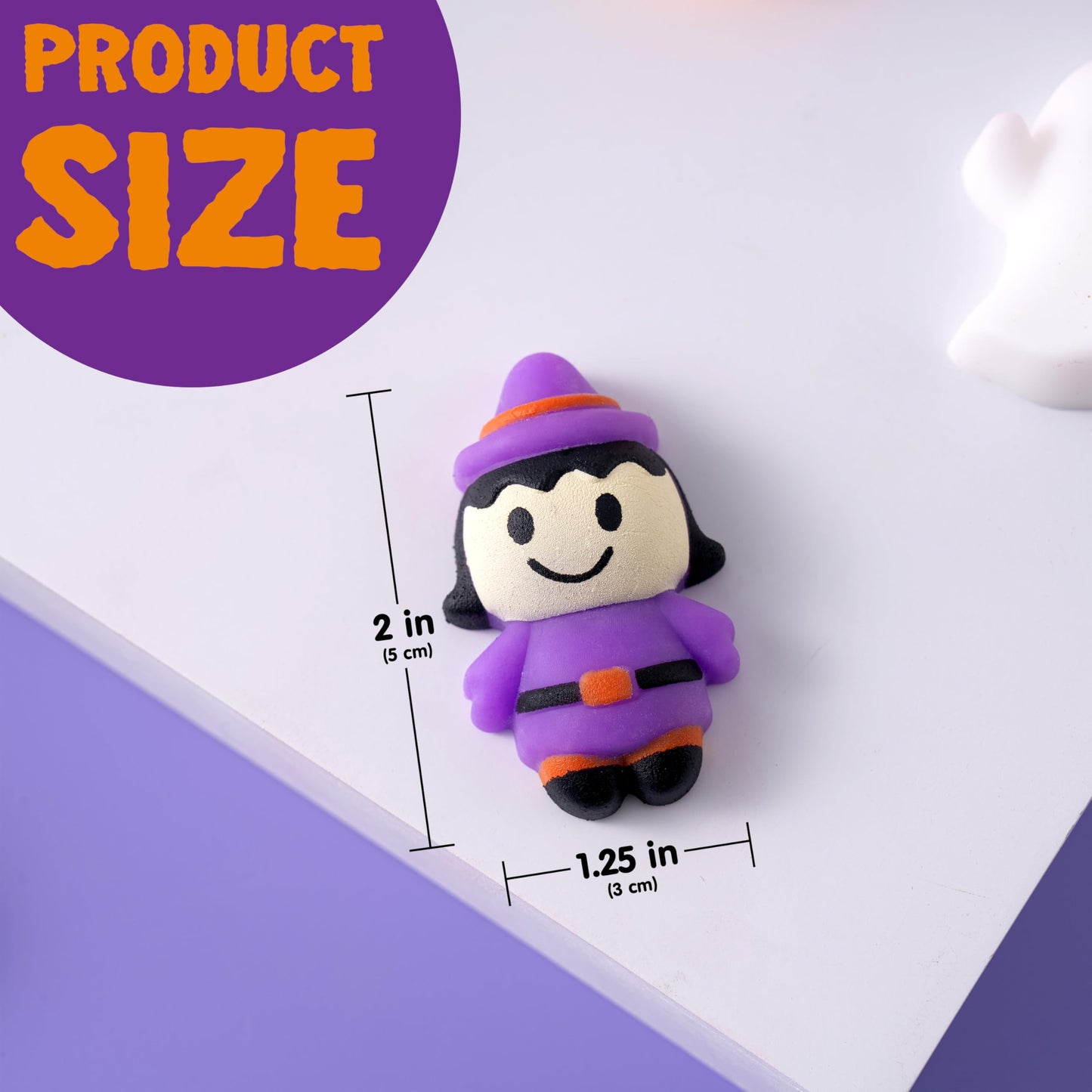 JOYIN 28 Pcs Halloween Mochi Squishy Toys, Halloween Toys for Halloween Party Favors, Halloween Sensory Stress Relief Toys Bulk, Trick or Treats Classroom Prizes Gifts Goodie Bag Fillers