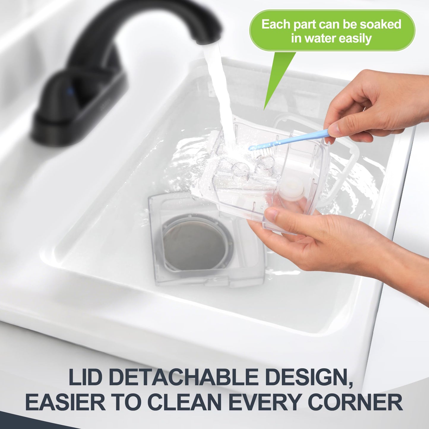 MEDICOLOR Upgraded Water Chamber for AirSense 11, Replacement Water Tub for S11 Series, Easy to Refill & Clean, Reliable CPAP S11 Humidifier Container Supplies