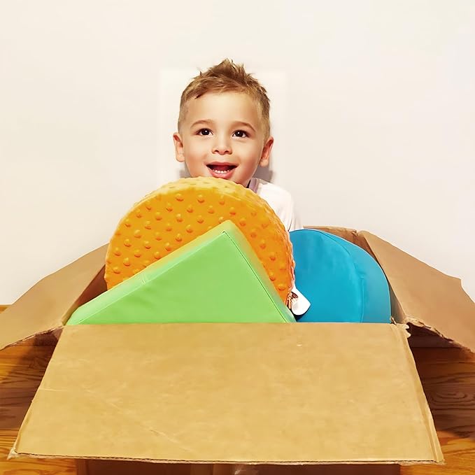 Special Needs Essentials FocusPad Sensory Cushion | ADHD, Autism & Anxiety Support | Wobble Seat for Kids & Adults | Focus Booster for Home, School, Office – Blue, 1 Count