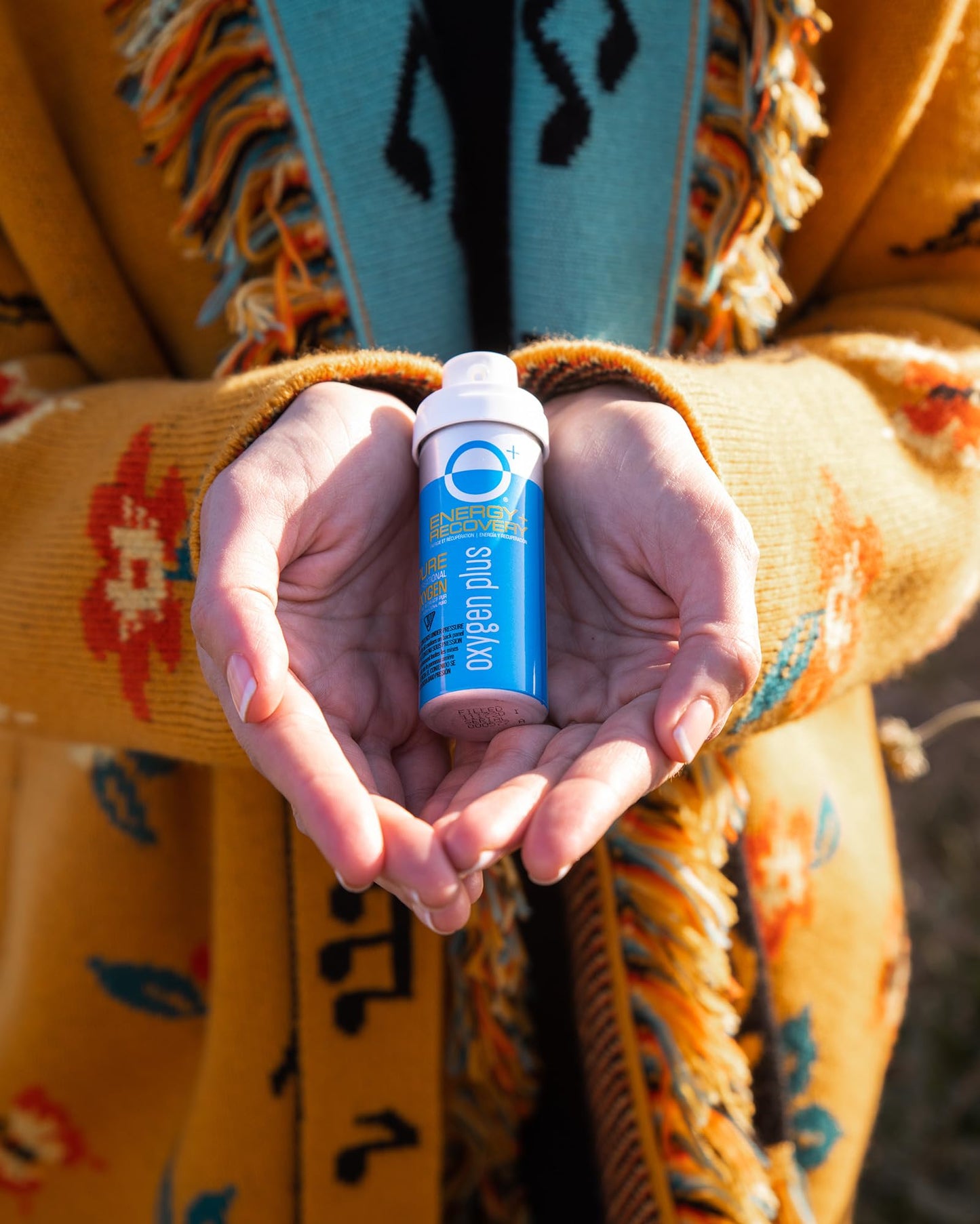 Oxygen Plus – O+ Mini 6 Pack | Portable Oxygen Can | Filled with 99.5% Pure O2 | Natural Wellness Supplement to Boost Energy & Recovery | 5+ Uses Per 1.55 Liter Cans