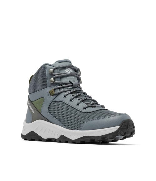 Columbia Mens Trailstorm Ascend Waterproof Mid, Graphite/Nori, 7.5