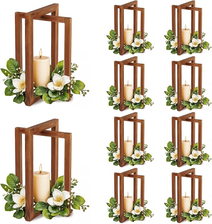 OurWarm 10Pcs Wedding Centerpieces for Tables, Foldable Centerpiece Table Decorations Center Pieces Decoration for Table, ...