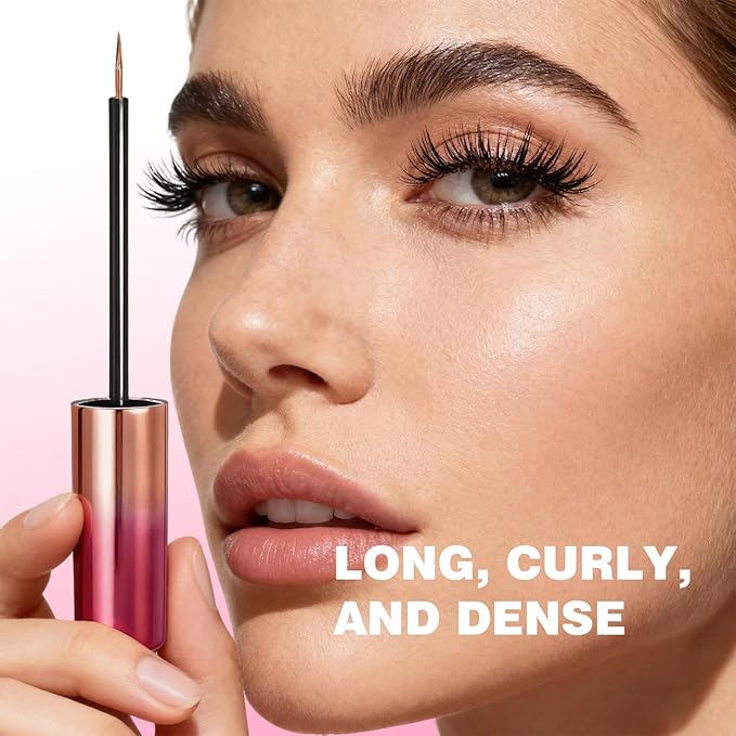 Lash Serum for Eyelash Growths, Advanced Natural Formula to Promote Longer, Fuller & Healthier Lashes – Gentle, Vegan & Cruelty-Free Eyelash Enhancing Serum (5 mL)