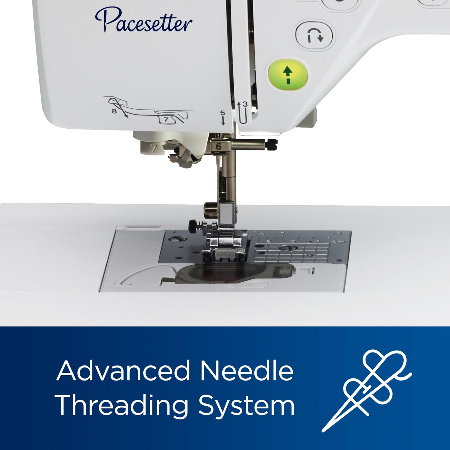 Brother PS500 Pacesetter Sewing Machine with 100 Built-In Stitches, 2.4" x 1.3" LCD Display