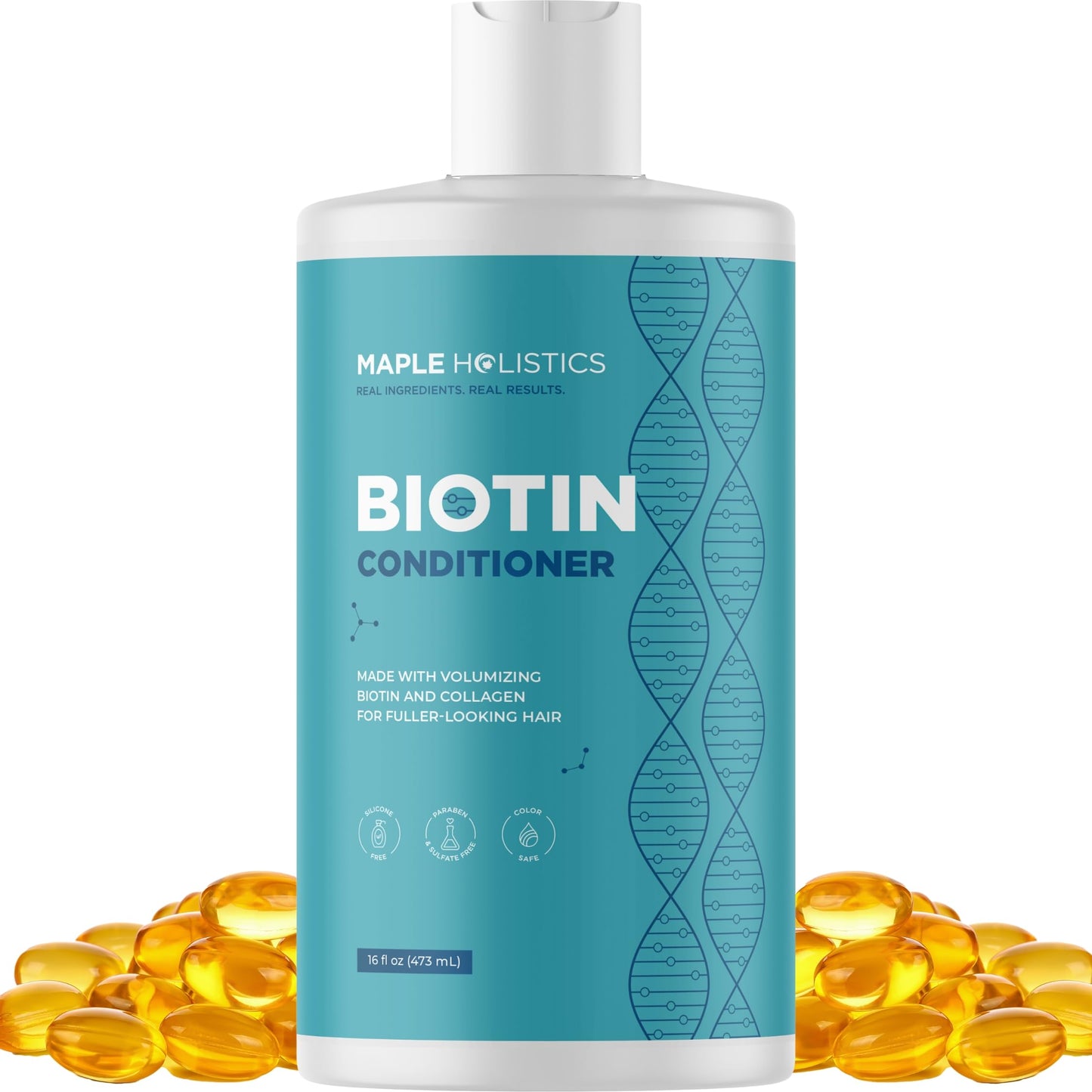 Biotin Conditioner for Thinning Hair - Volumizing Conditioner for Fine Thin & Weak Hair - Sulfate Paraben & Silicone Free with N