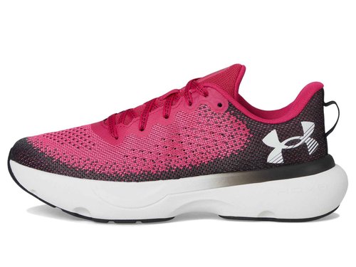 Under Armour Women's Infinite, (681) Shaded Fuchsia/Black/White, 10, US