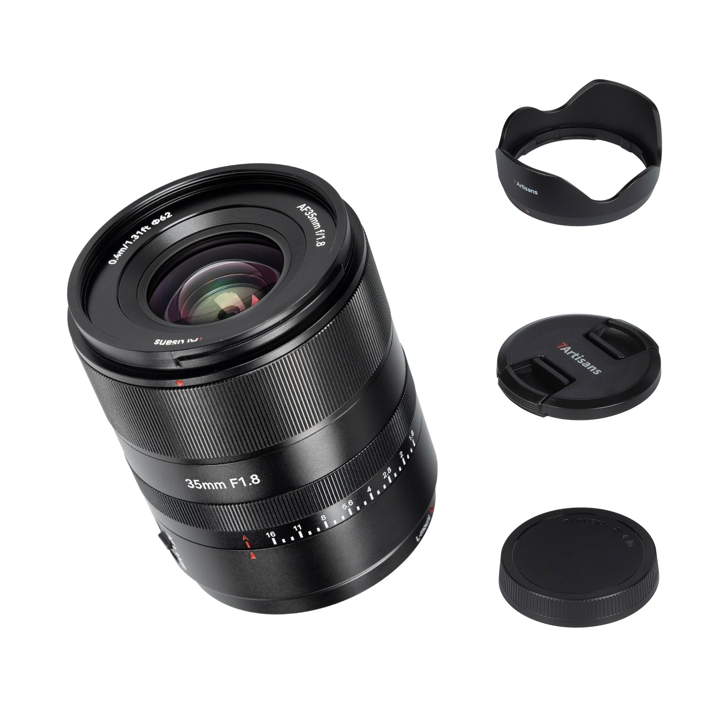 7artisans AutoFocus 35mm F1.8 Full Frame Lens,F1.8 Large Aperture,Support Automatic/Manual Compatible for Leica/Panasonic S1,DC-S1,S5,DC-S5, LUMIX S9 Series/Sigma L Serise Mirrorless Camera