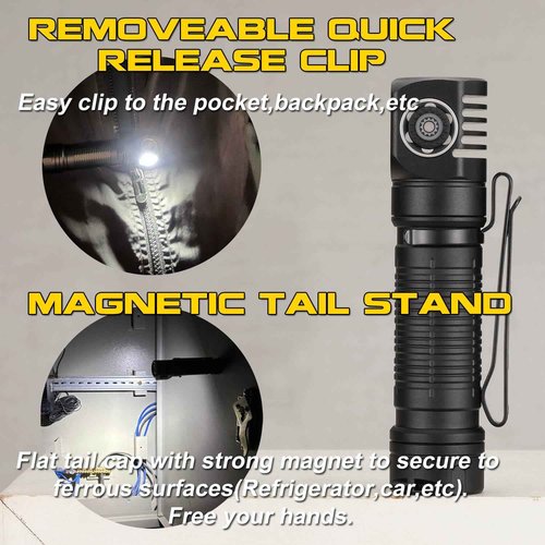 SKILHUNT H04 RC TIR USB Rechargeable Camping Headlamp Flashlight - 850 Lumen, Lightweight, Compact EDC Waterproof LED Headlight for Outdoor Sports Hands-Free (H04 RC High CRI 519A Neutral White)
