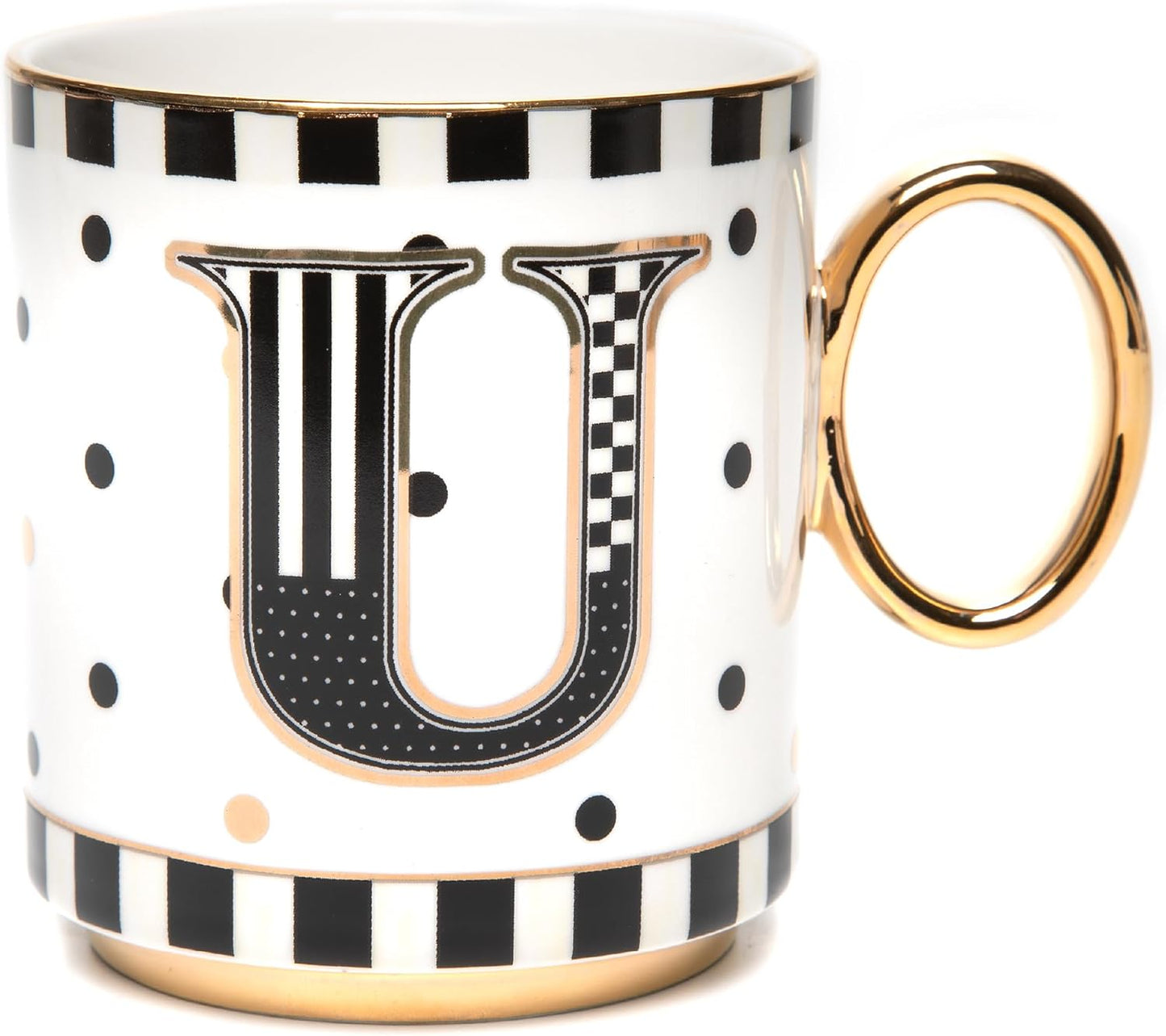 MACKENZIE-CHILDS My Mug, Decorative Ceramic Coffee Mug with Handle, U