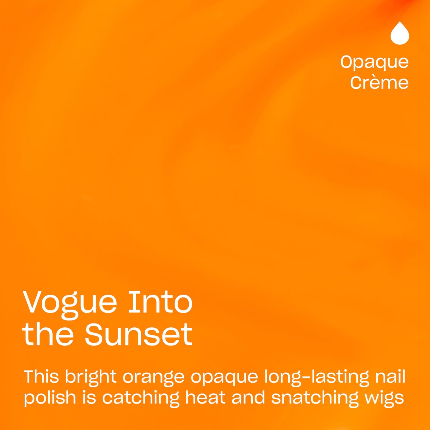 OPI Infinite Shine Vogue Into the Sunset | Opaque Bright Orange Long Wear Gel Like Crme Nail Polish | Make 'Em Jelly! Collection