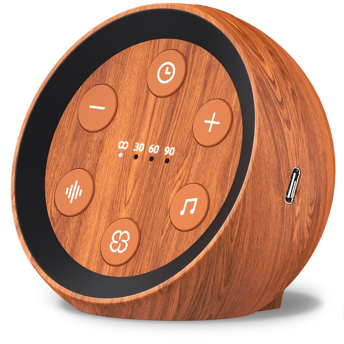 Battery Small Sound Machine White Noise Sleep Machine with 32 Calming Sounds 32 Volume Levels Portable Brown Noise Machine for Baby Kid Adult with 4 Timer for Travel Office Privacy