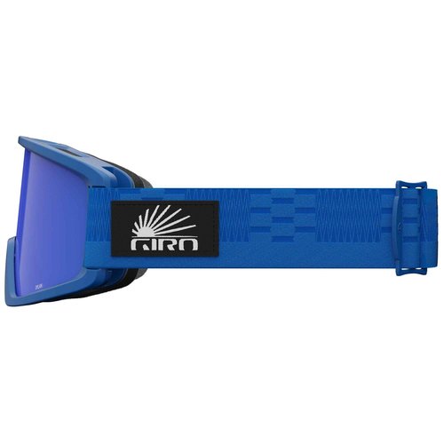 Giro Women's and Youth Dylan Ski and Snowboard Goggles - Lapis Blue Mzansi Strap with Grey Cobalt/Yellow Lenses