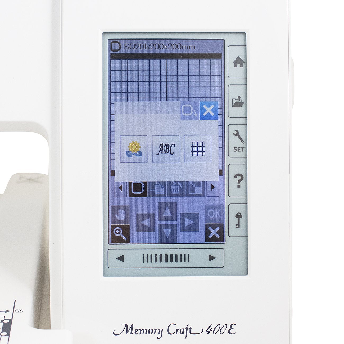 Janome Memory Craft C400E Computerized Embroidery Machine - MC400E Monogram Machine with 160 Built in Designs, 4 Hoops, and 6 Monogramming Fonts, Digital Embroidery Unit for Home, Beginners