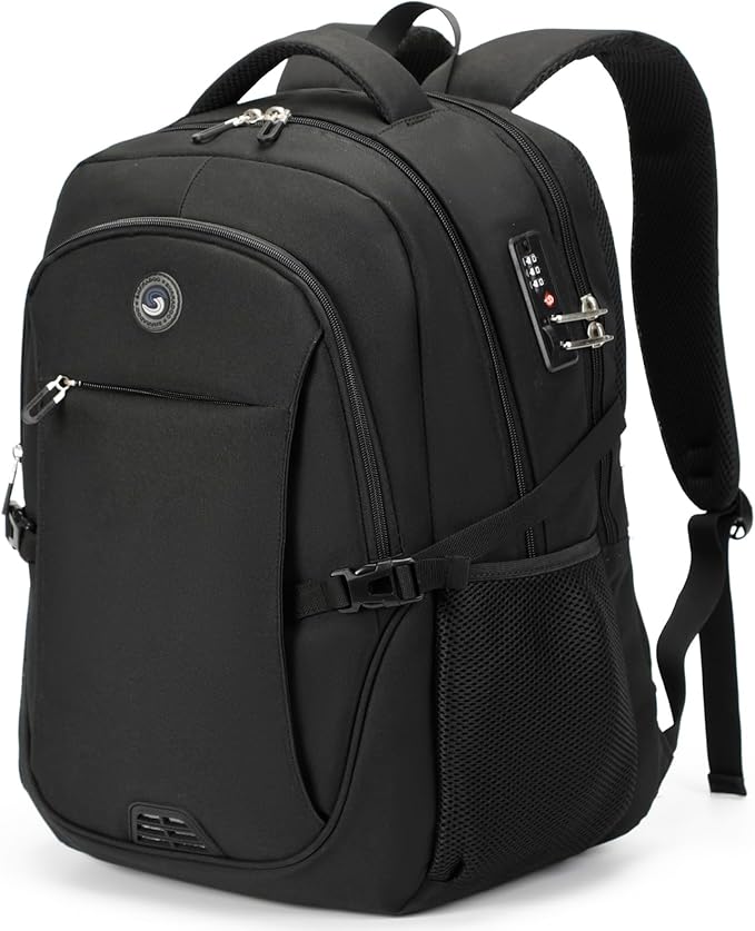 SHRRADOO Anti Theft Laptop Backpack Travel Backpacks with usb Charging Port for Women Men High School College Backpack Com...