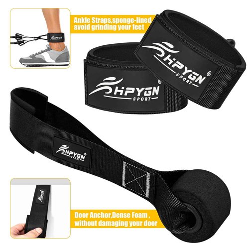 HPYGN Resistance Bands for Working Out, 360lbs Heavy Duty Resistance Bands with Handles, Fitness Band, Workout Bands Men, Weight Bands Set for Muscle Training, Strength, Slim, Yoga, Home Gym Equipment