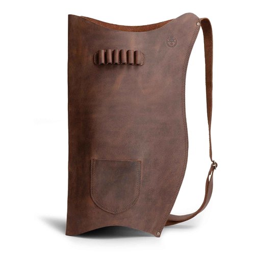 Valhalla Gear, Archery Bow Carrier with Arrow Slots, Adjustable Shoulder Strap, Shooting Targeting, Training, Cosplay, Full Grain Leather, Handmade Archer Accessories (Bourbon Brown)