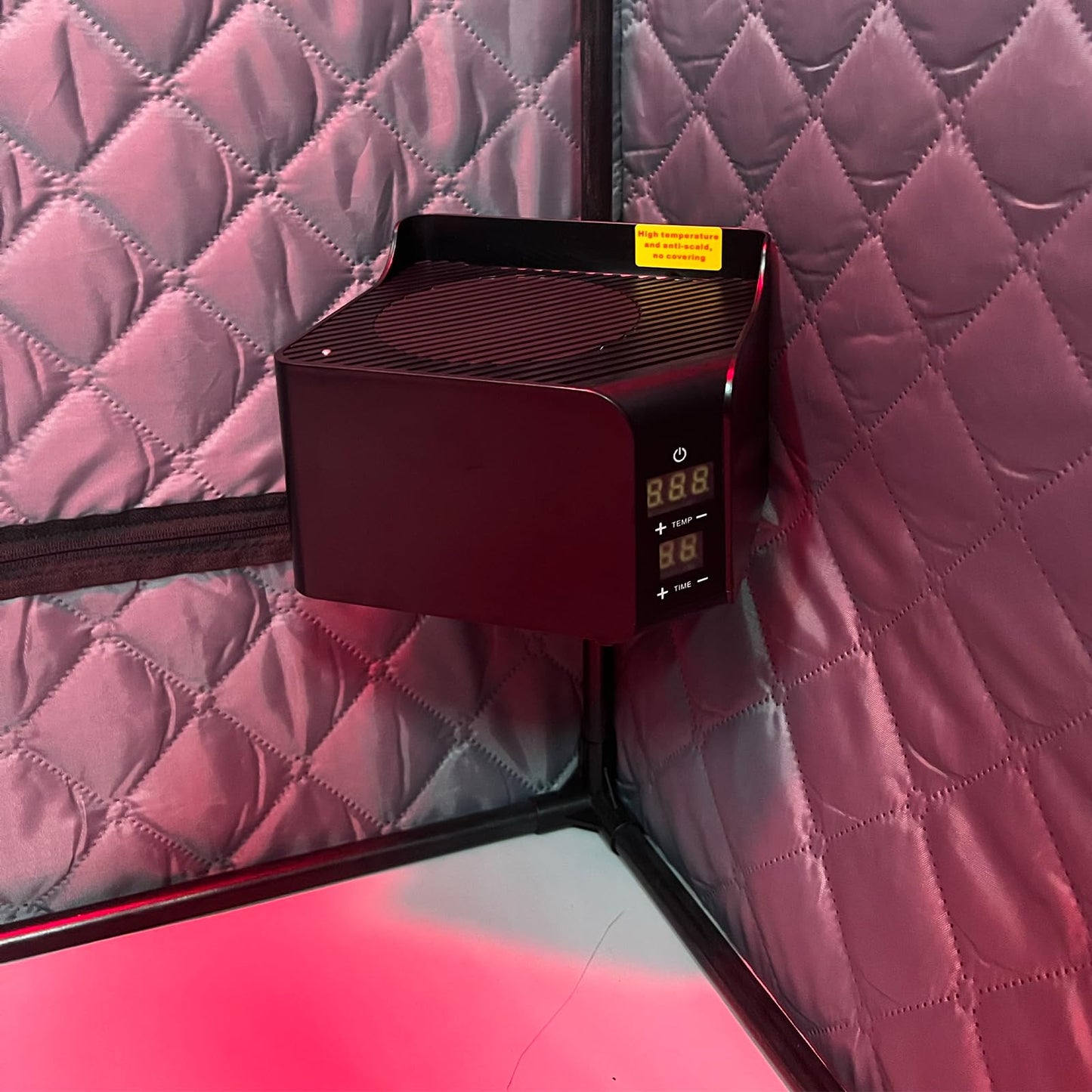 TaTalife Upgraded Hot Air Sauna, Portable Dry Wind Saunas with 660nm Red Light Lamp, Time & 165℉ Temperature Remote Control, Upgraded Comfortable Chair
