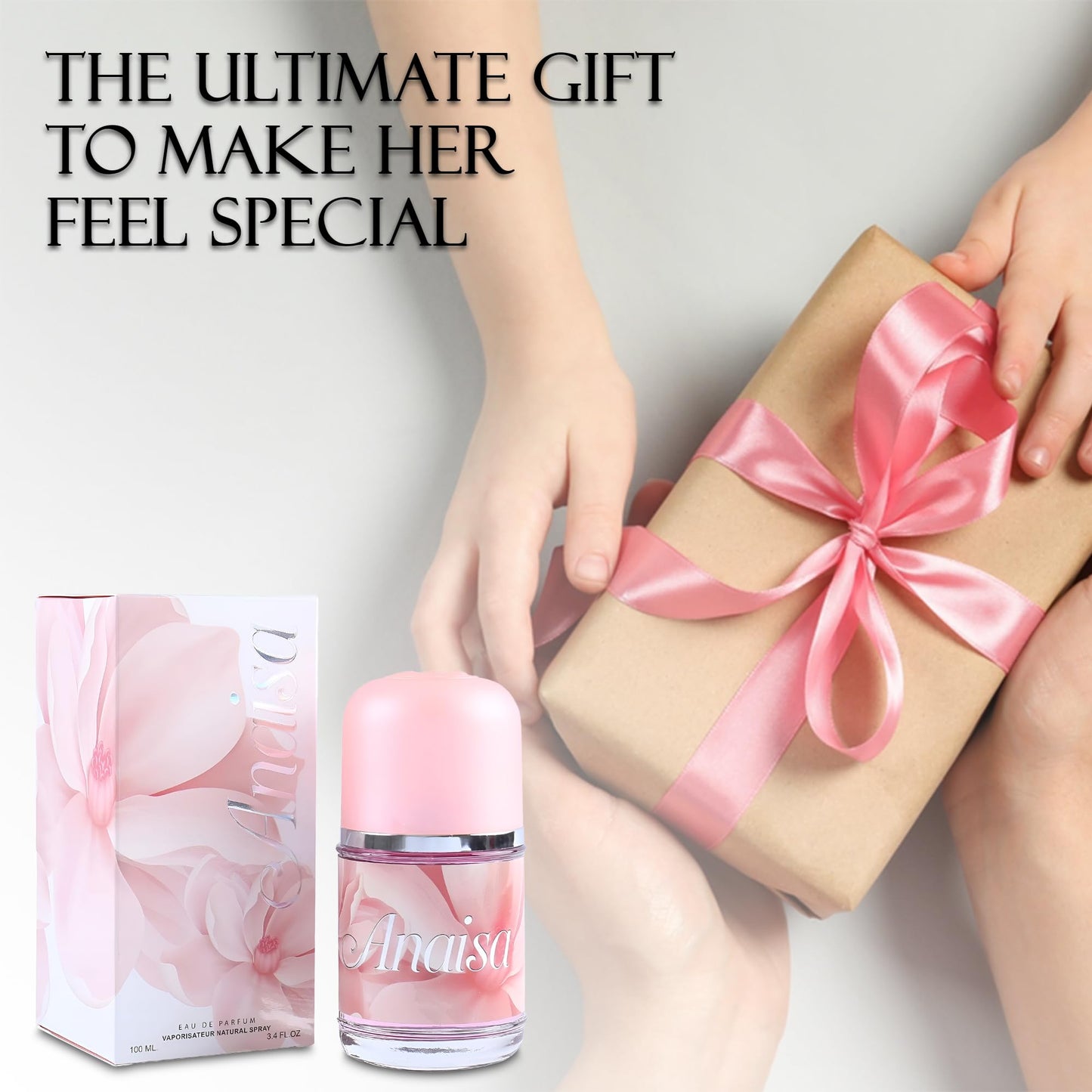 A CENTER Anaisa Women's Perfume, Gift for Her, Fragrance Gift for Women, Eau De Parfum Spray, Floral & Sweet Scent Beautiful Bottle 100ML for Work Days