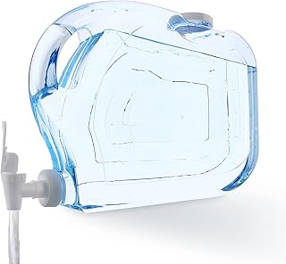 Arrow Home Products Ultra Slimline Drink Dispenser for Fridge, 1.25 Gallon - Plastic Beverage Dispenser with Spigot for Ea...