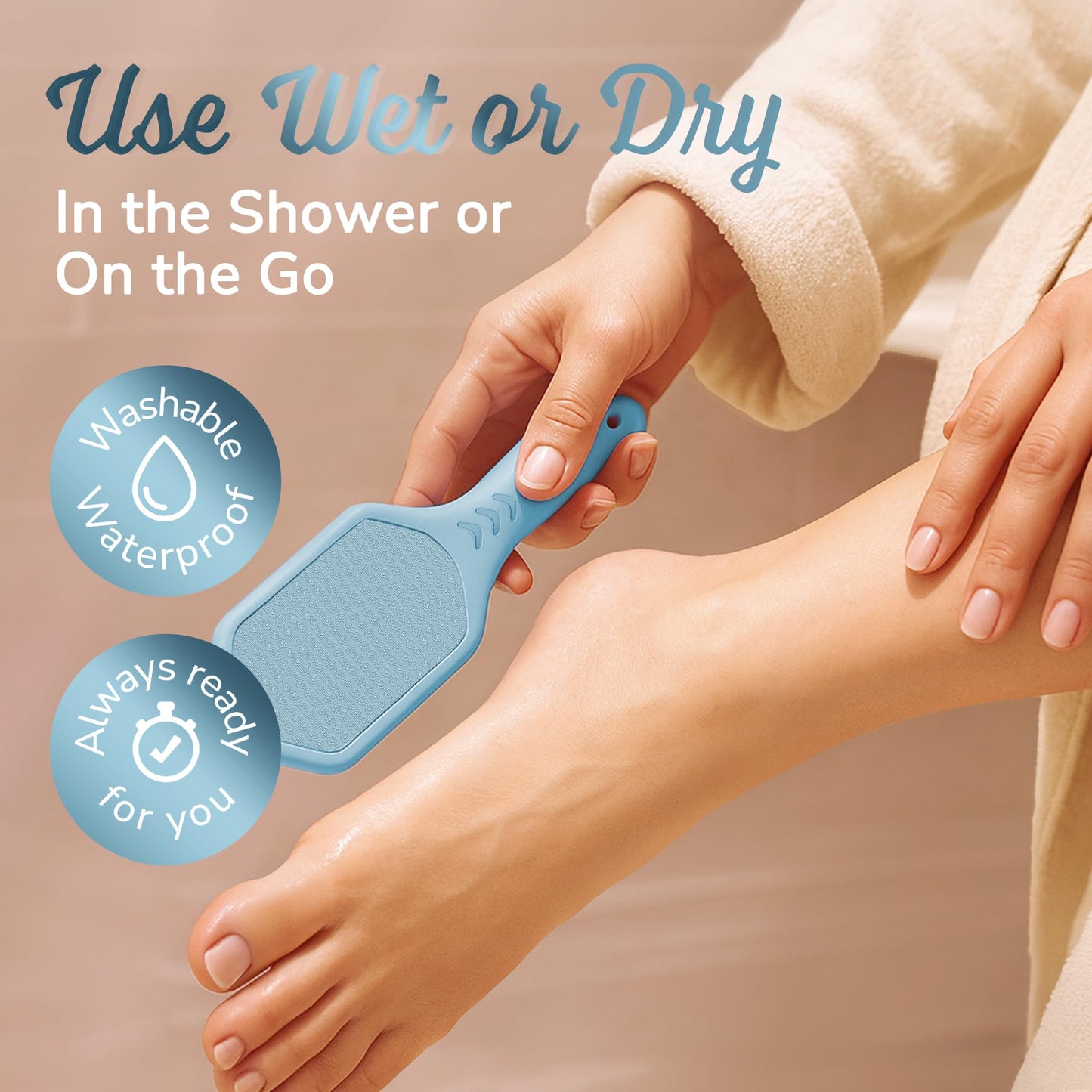 SILKLE Silicone Foot Callus Remover - Nano Glass Foot File for Dead Skin and Cracked Heels - Callus Remover for Feet & Hard Skin