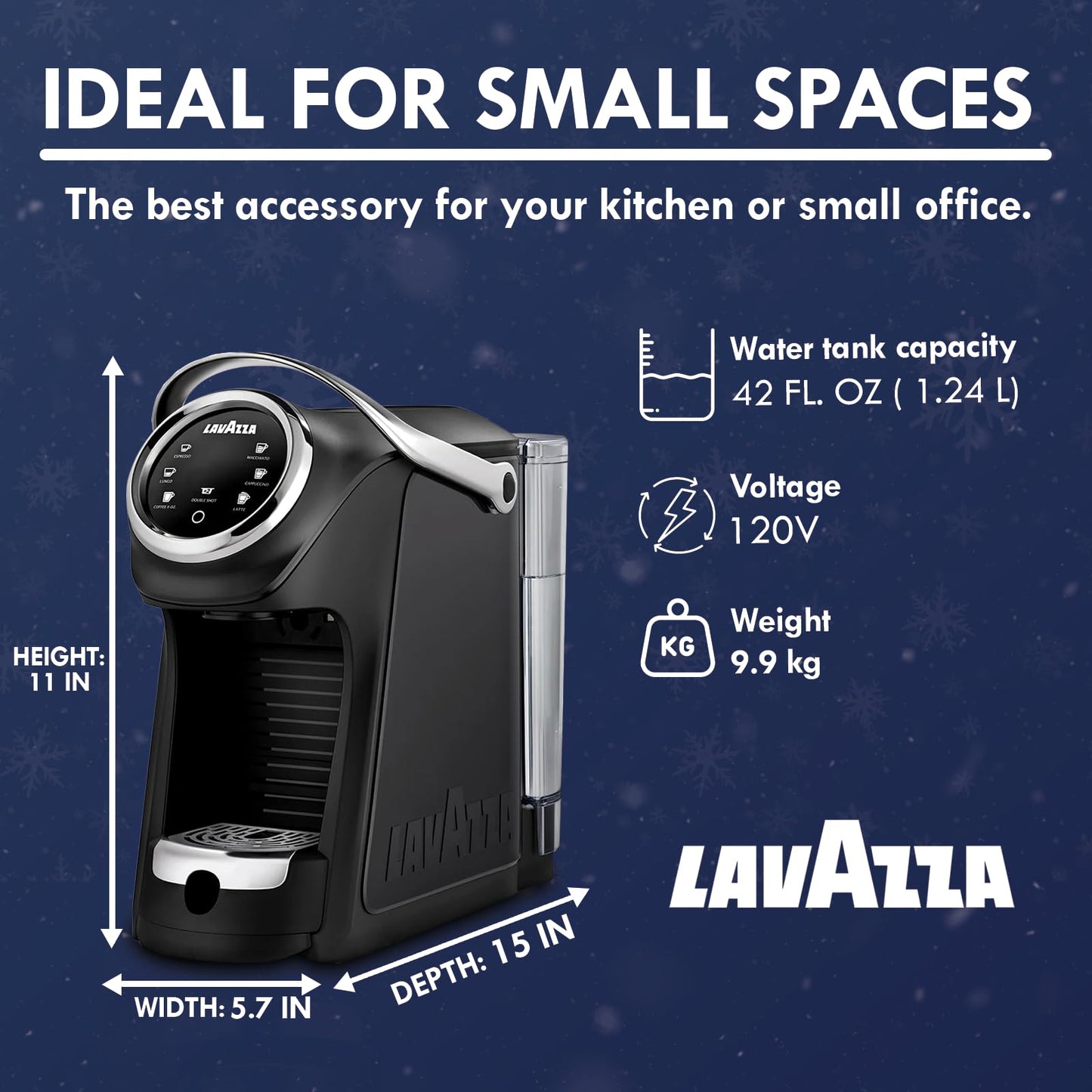 Lavazza Classy Plus Coffee Maker – 72 Count Intenso Espresso Capsules – Dual Brew Espresso & Lungo Machine Compatible Expert Capsules