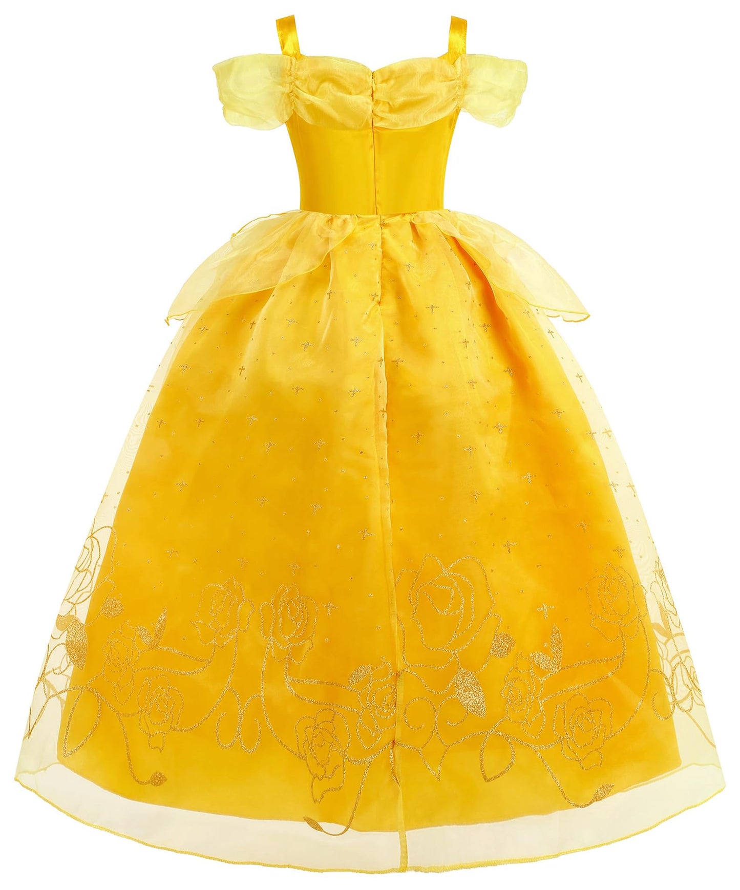 SYoimy Princess Dress for Girls Princess Dress Up Costume for Kids Halloween Cosplay Birthday Party with Accessories
