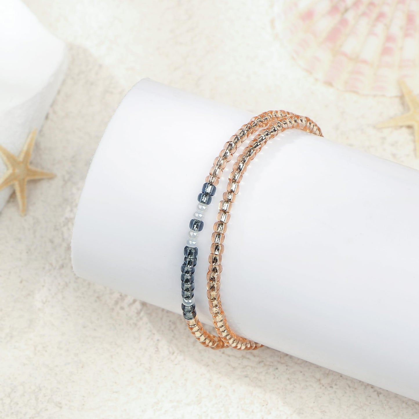 JoycuFF Inspirational Bracelets for Women Christmas Birthday Gifts for Her Mom Sister Daughter Best Friend Adjustable Silk Beade