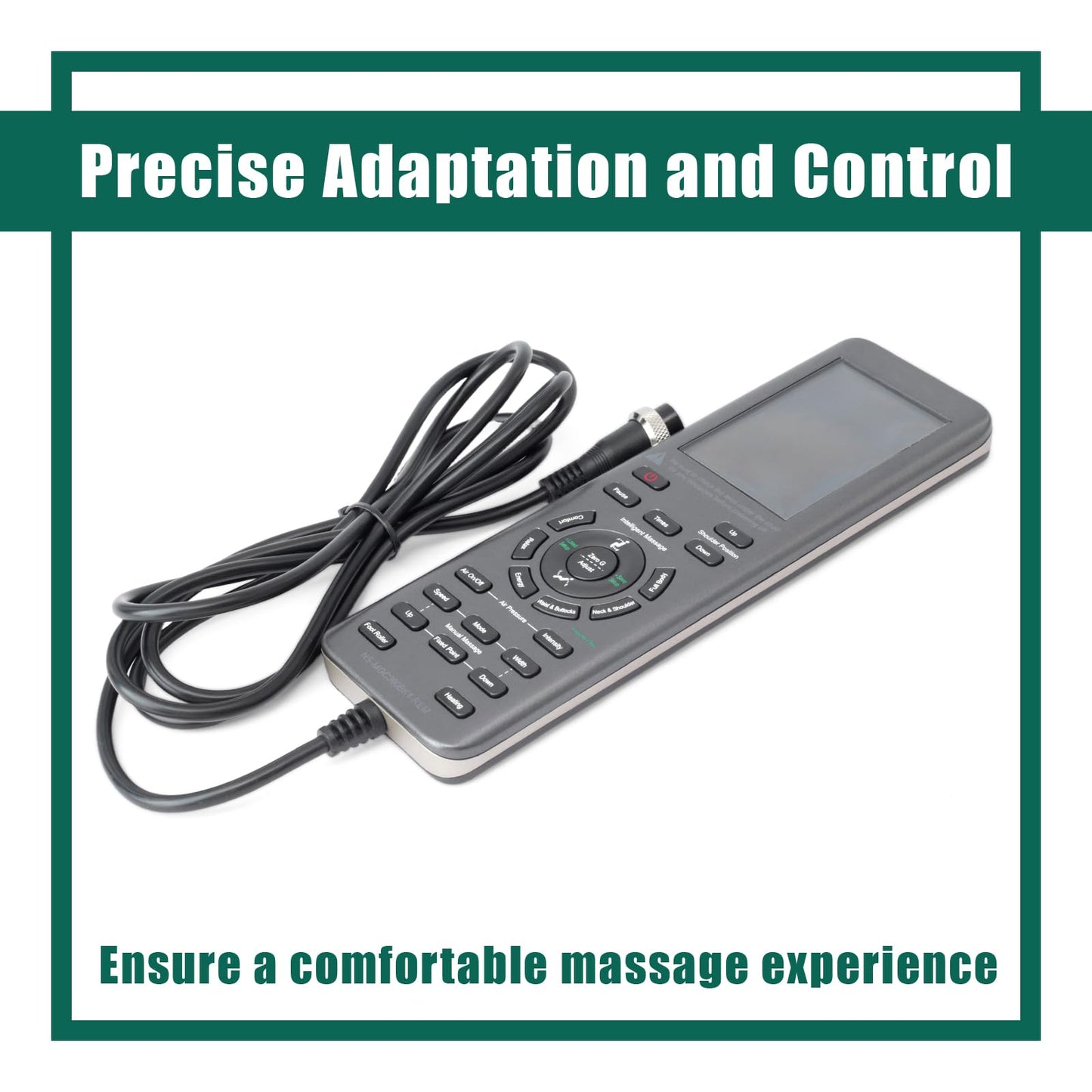 YUXIVCNE P-310100646-8 Remote Control Compatible with Insignia NS-MGC300BK1 NSMGC300BK1 NS-MGC300BN2 2D Zero Gravity Massage Recliner Chair, Replace P3101006468 Wired