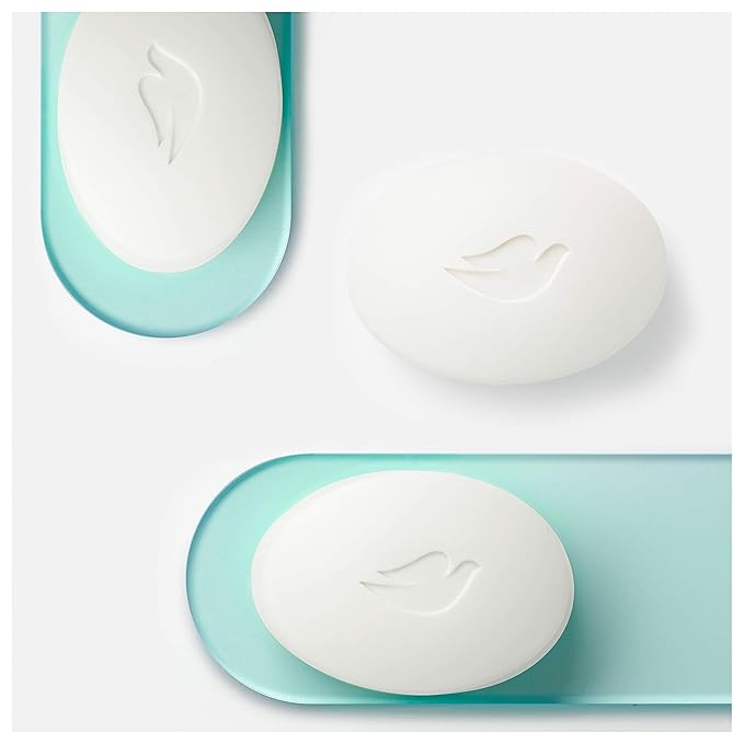 Dove Sensitive Skin Hypo-Allergenic Beauty Bar Soap, Unscented, 4 Ounces, 6-Pack
