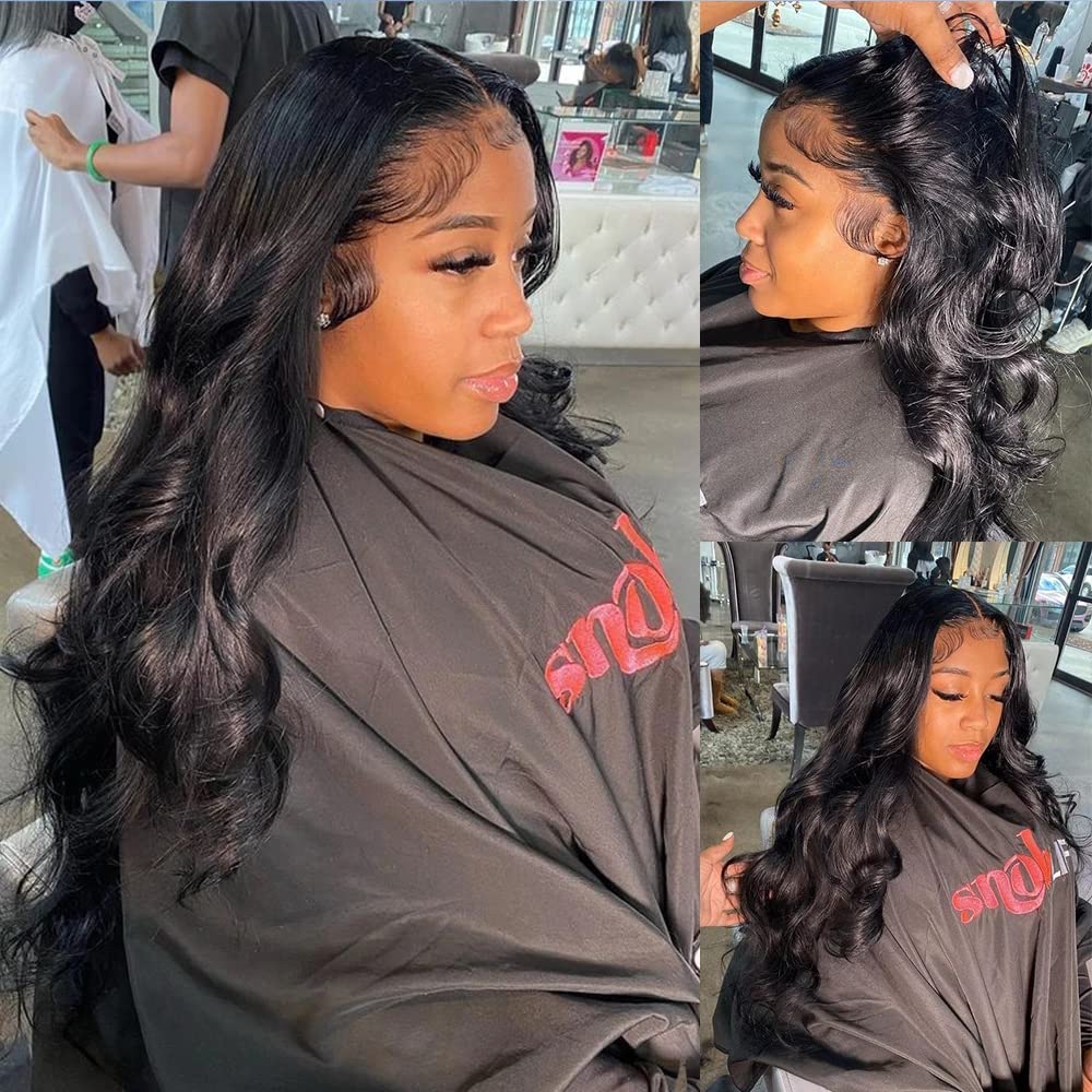 13x4 Ear to Ear Transparent HD Lace Frontal Closure 12A Unprocessed Brazilian Virgin Body Wave Human Hair Frontal 150% Density F