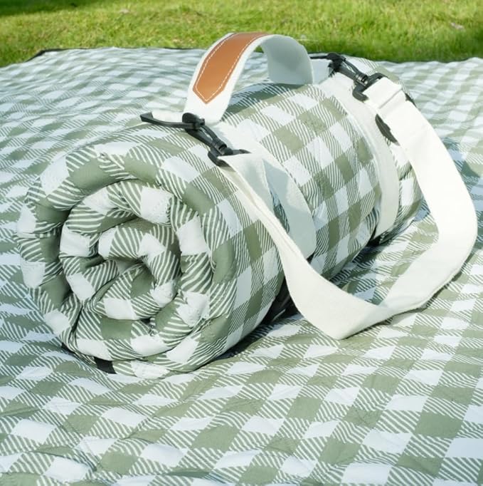 Genovega Waterproof Picnic Blanket Beach Outdoor Camping Mat Extra Large Foldable Cute Big Travel Essential Accessories Gi...