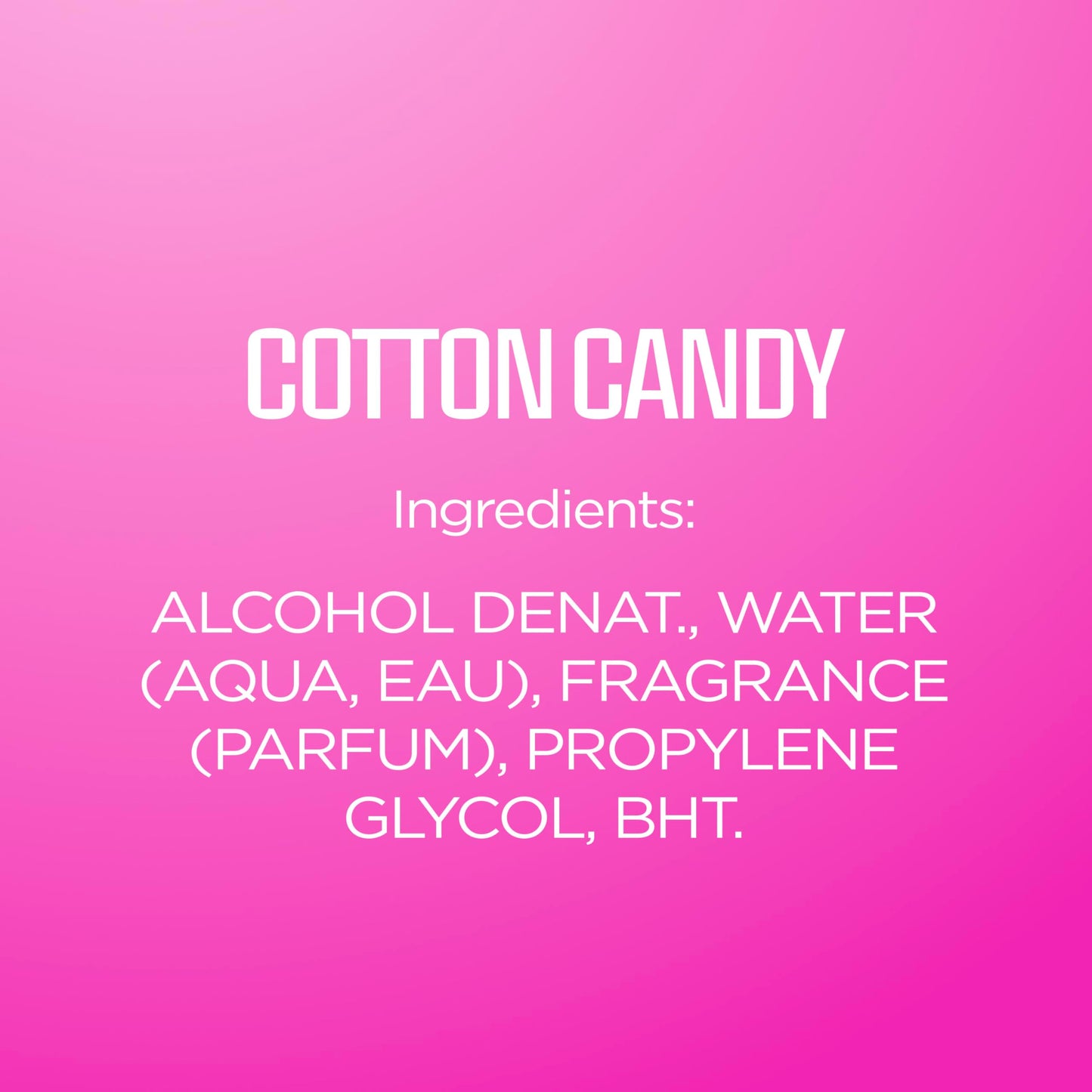 Body Fantasies Signature Fragrance Body Spray, Cotton Candy, 8 Fluid Ounce