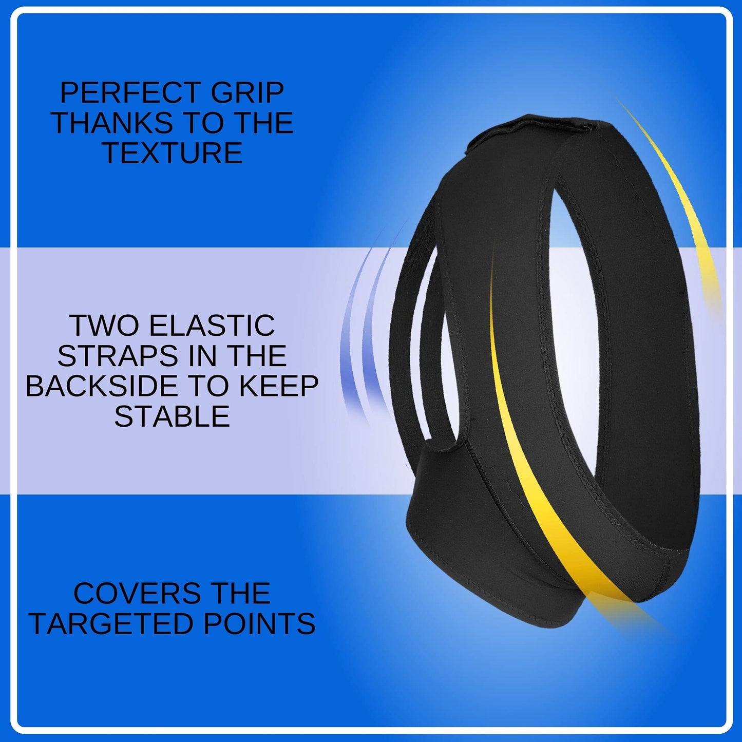 Post Surgical Chin Strap Bandage for Women - Neck and Chin Compression Garment Wrap - Face Slimmer, Jowl Tightening (M)