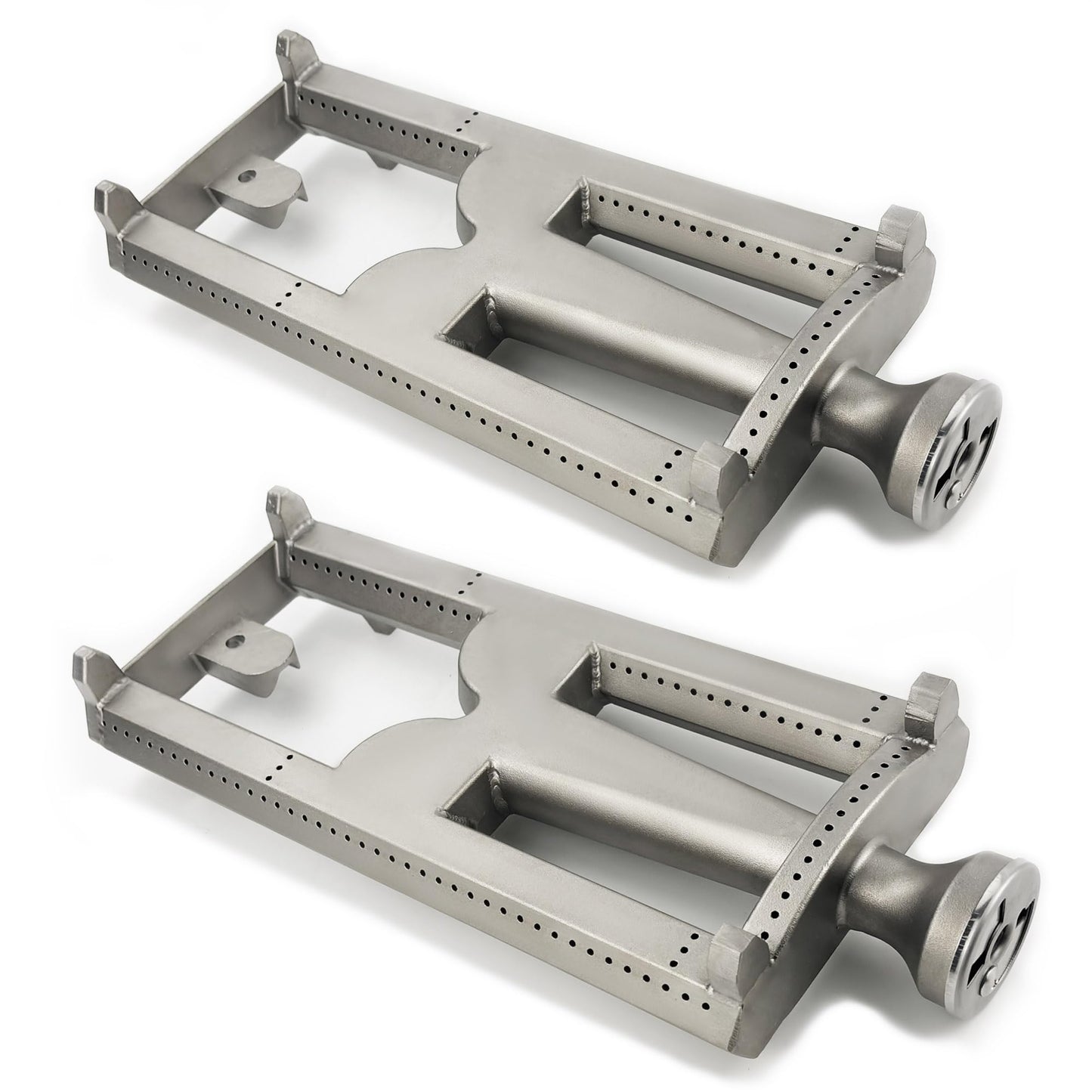 GDCERIX 304 Stainless Steel Grill Burner Replacement for Lynx L27 L30 L36 L42, DCS 27 Series, BBQ Burner Replacement for Lynx, DCS, Kirkland Grill (2 Pack)