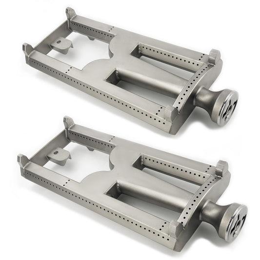 GDCERIX 304 Stainless Steel Grill Burner Replacement for Lynx L27 L30 L36 L42, DCS 27 Series, BBQ Burner Replacement for Lynx, DCS, Kirkland Grill (2 Pack)