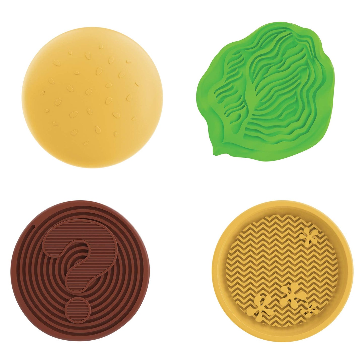 wet n wild SpongeBob Brush Cleaning Pads SpongeBob Squarepants Makeup Tools Brush Cleaning Mat, Krabby Patty