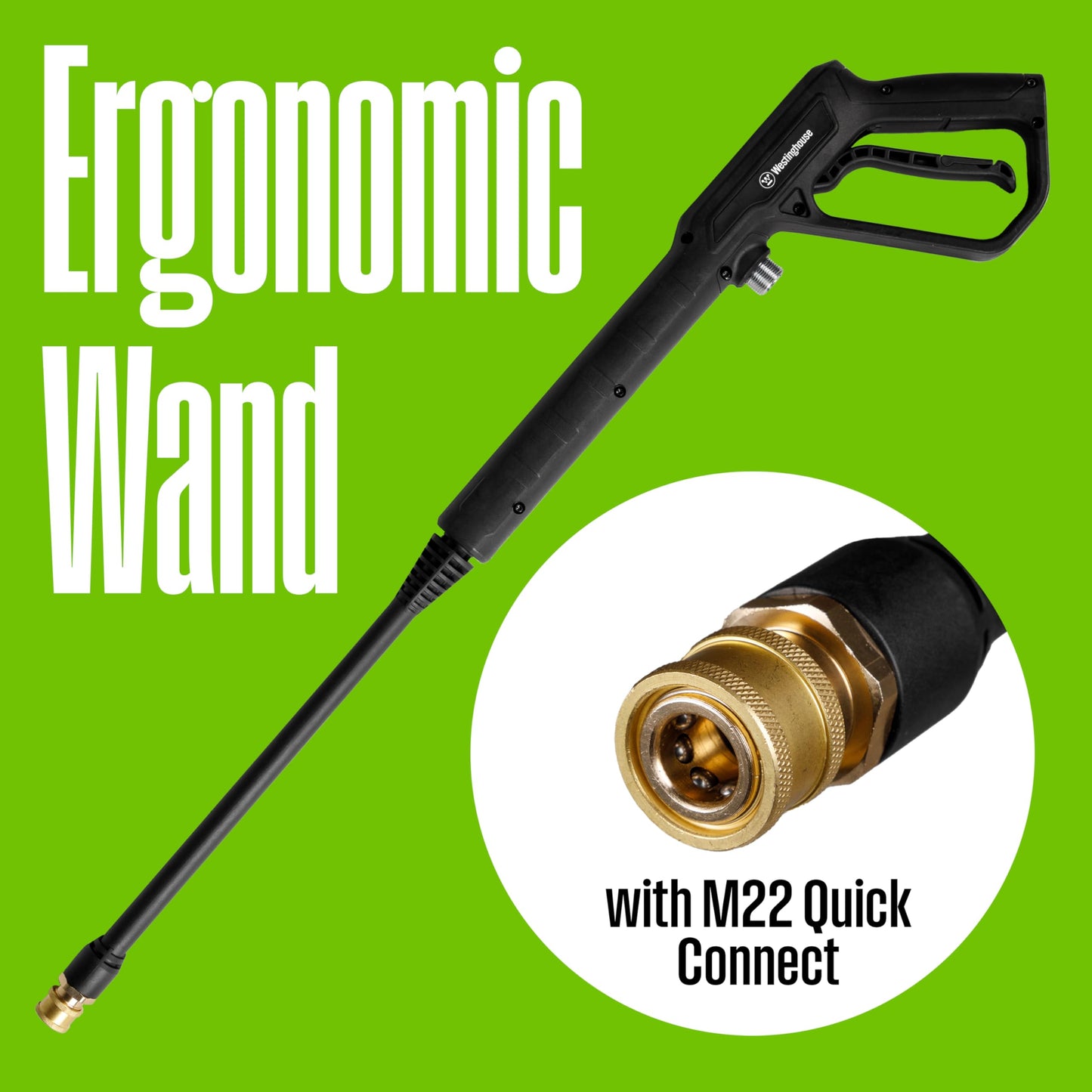 Westinghouse ePX3050 Electric Pressure Washer, 2100 Max PSI 1.76 Max GPM with Foam Cannon and Turbo Nozzle, for Cars/Fences/Driveways/Home/Patios
