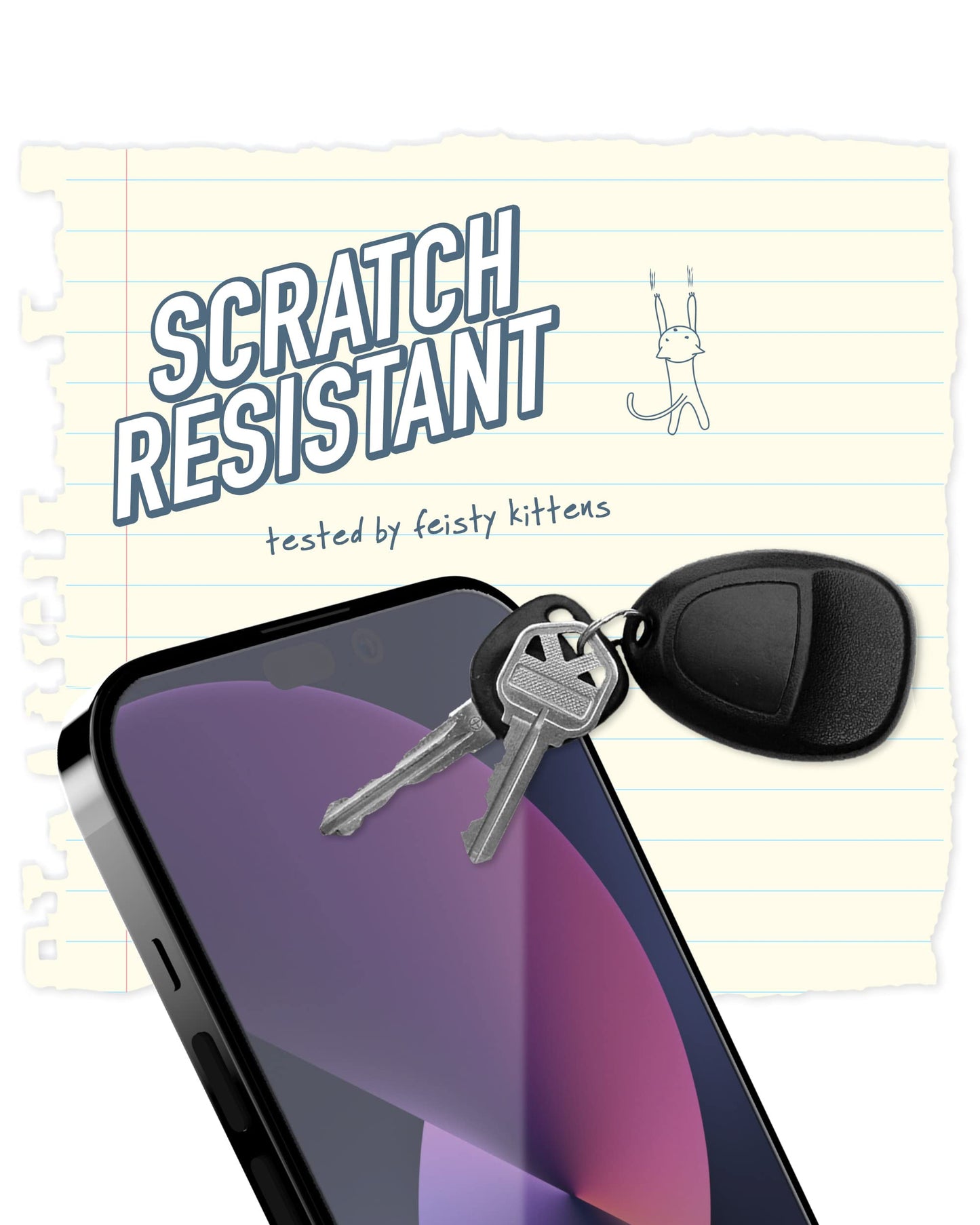 Smartish 2-Pack Tempered Glass Screen Protector For Iphone 14 Pro Max - Tuff Sheet - Easy Install Frame [Scratch Resistant] Case