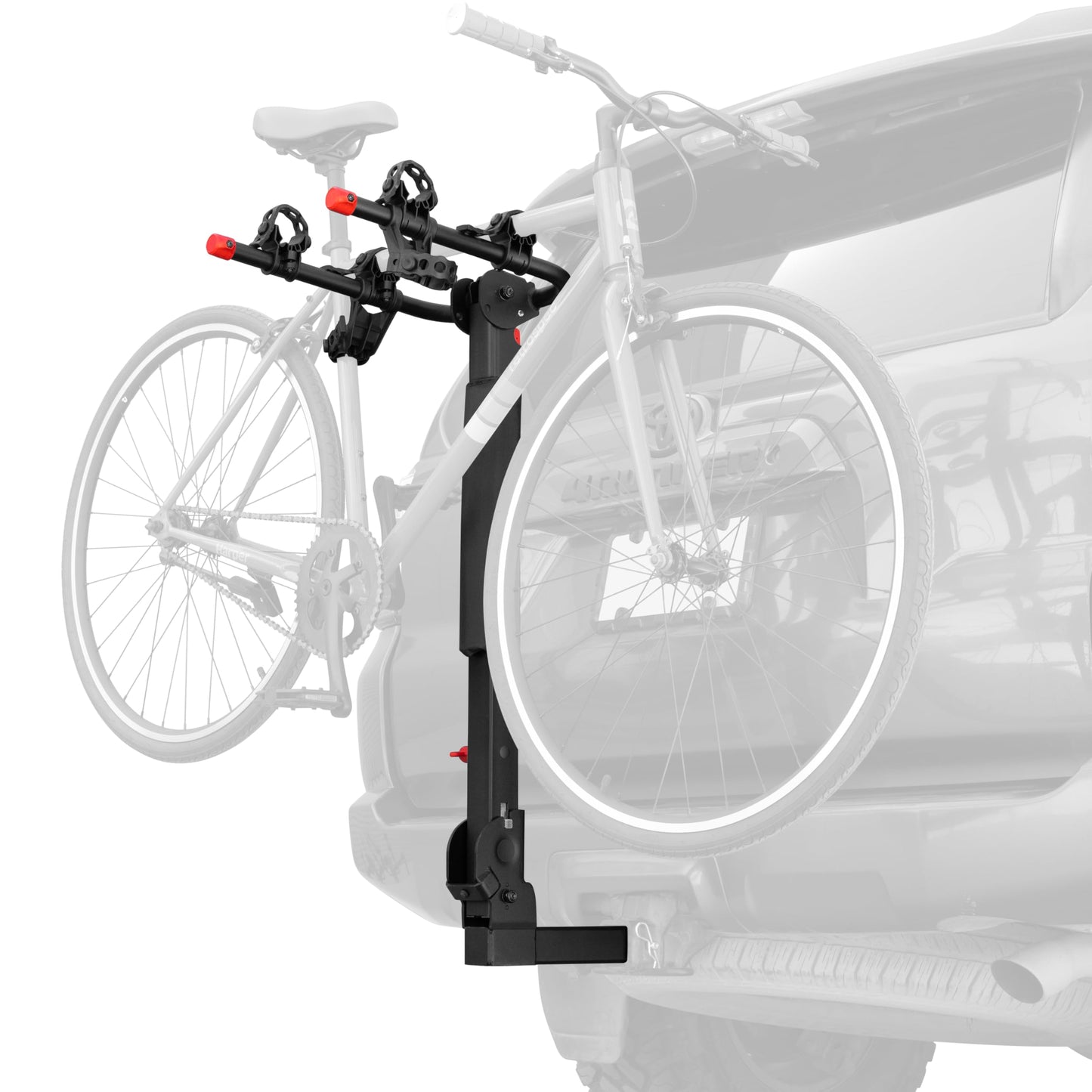 Retrospec Lenox Plus Hitch Mount Bike Rack for Cars Trucks and SUVs | Anti-Wobble Hitch Tightener | Quick-Tilt Trunk Access | Fits 2, 3 or 4 Bikes with 2" Receiver