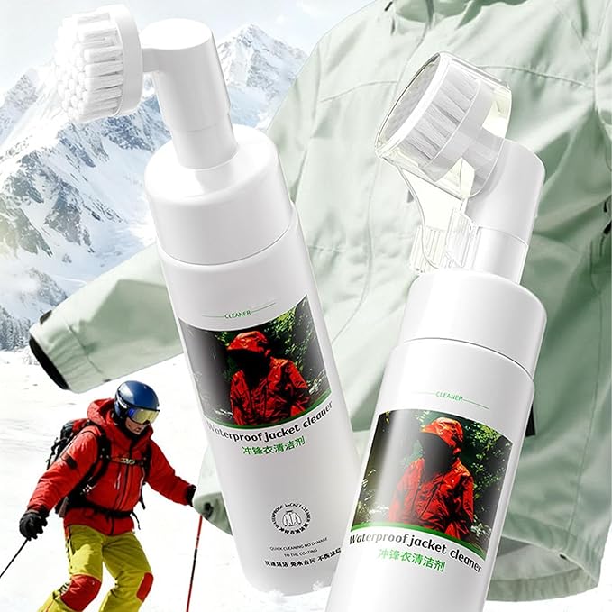 Down Detergent - 200ml Waterless Waterproof Jacket Detergent | Oil Stain Remover Spray for Down Sports Gear, Tent, Hiking Pants, Ski Suit, Travel, Camping, Outdoor Gear Cleaning