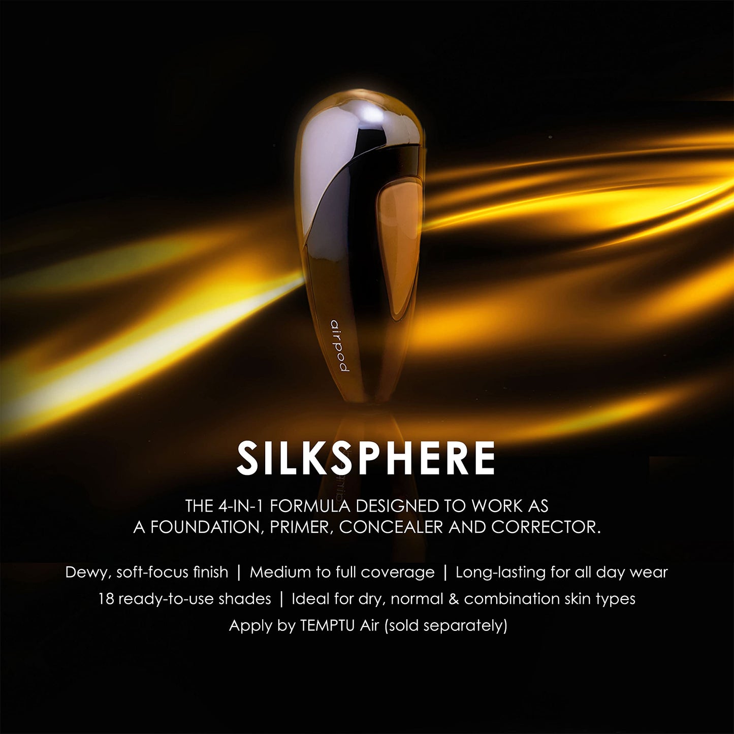 Temptu Silksphere Airbrush Foundation, Chestnust