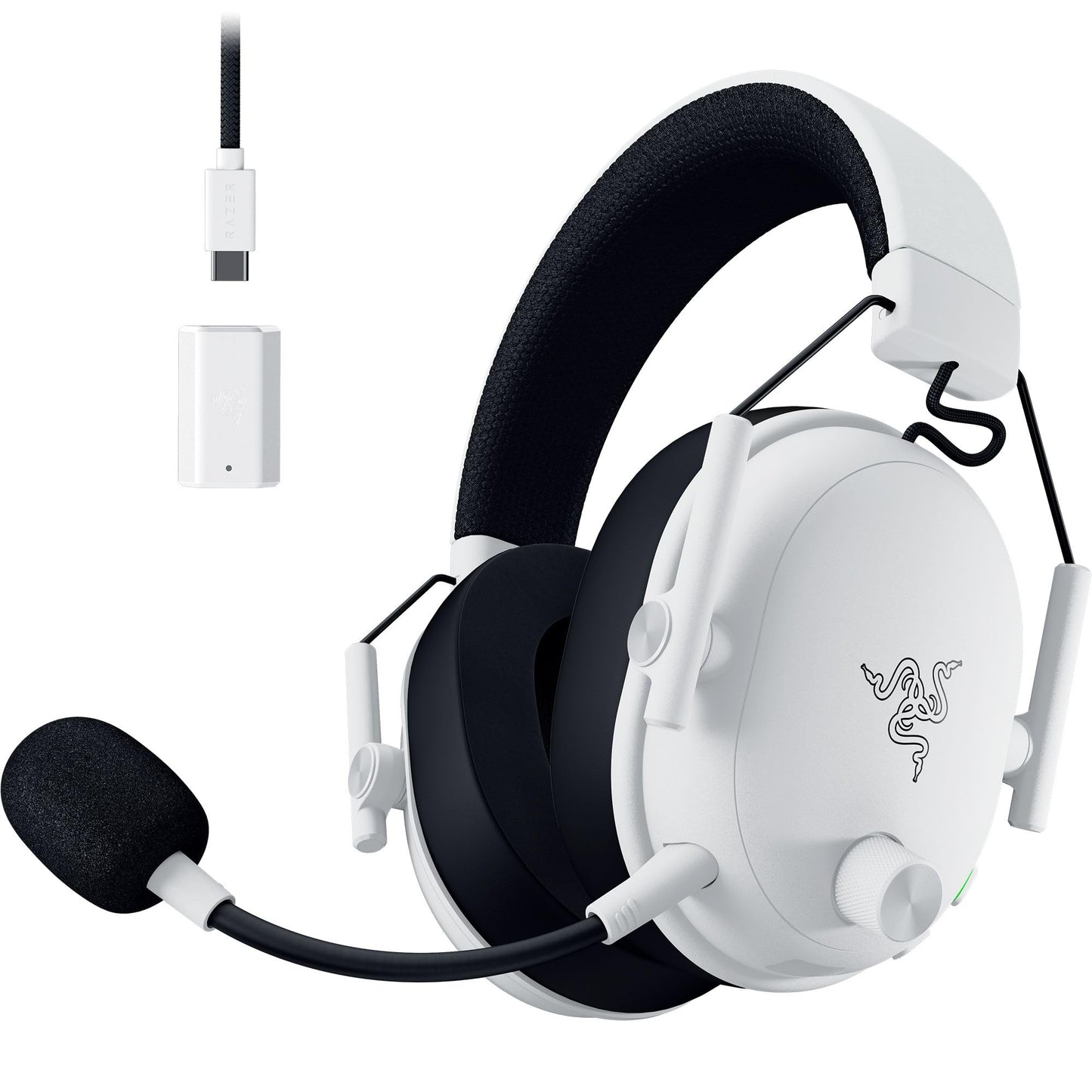Razer Blackshark V3 Wireless Gaming Headset For Pc: 50Mm Drivers - Super Wideband Mic - 2.4 Ghz, Bluetooth, Usb - Works With Mac