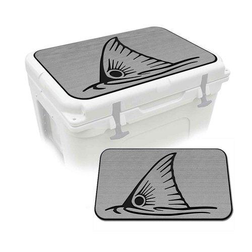 USATuff SeaDek EVA Mat Cooler Pad fits YETI 35 Tundra | Peel & Stick Application | Non Slip Comfort Accessories - Top Fin Redfish Tail (StormGray-Black)