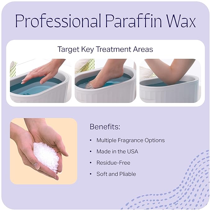 Therabath Paraffin Wax Refill - Thermotherapy - Use to Relieve Arthritis Discomfort, Stiff Muscles, & Dry Skin - For Hands, Feet, Body - Deeply Hydrates & Protects - Made in USA, 6 lb Warm Apple Spice