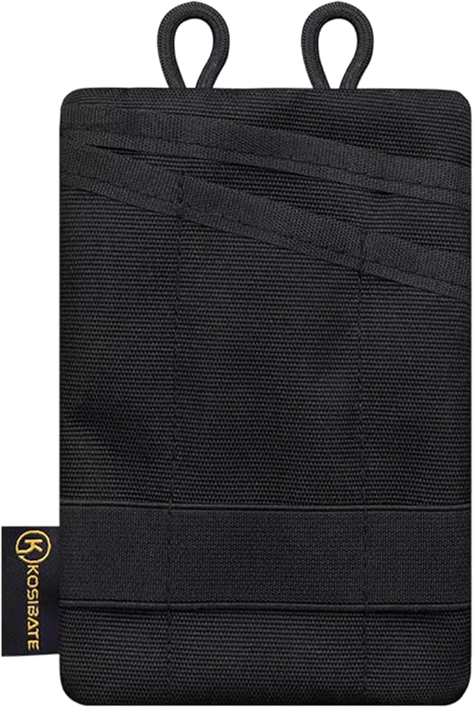 Tactical MOLLE Coin Pouch & Multi-Func Card Crossbody Bag, Durable EDC Organizer