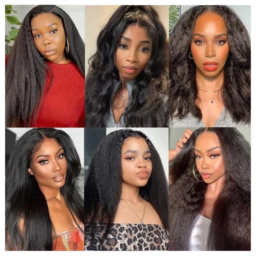 Natural Black Kinky Straight Bundles Human Hair Yaki Bundle 20 22 24 inch Brazilian Remy Yaki Straight Human Hair Bundle