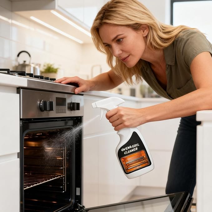 Oven Rack Cleaner | 300ml Degrease Cleaner - Fryer Degreasing Spray | for Homeowners Busy Families Renters To Remove Grease Stain Oil From Microwave Oven Grill Kitchen